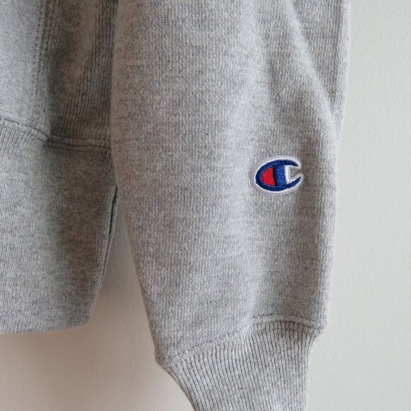 BCU X CHAMPION HBCU Arch Crewneck Gray Reverse Weave Sweatshirt - Size S - Picture 6 of 16